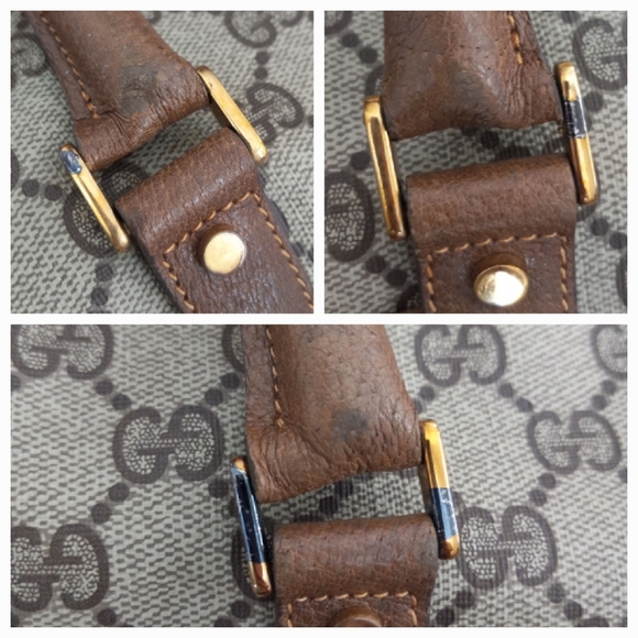 Authentic Vintage Gucci Interlocking GG Monogram Supreme Boston Doctor Satchel - Picture 11 of 12